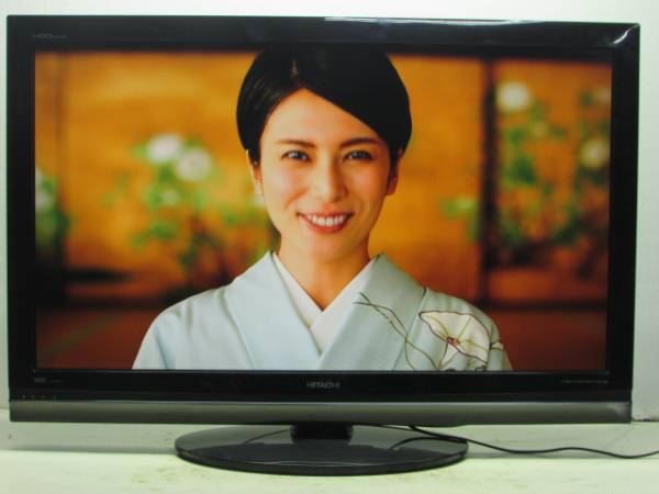 383 日立42型 地デジ、BS、HDD内蔵 液晶 2009年 L42-XP03