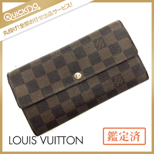 LOUIS VUITTON ヴィトン ダミエ ポルトフォイユ 長財布 ルイヴィトン