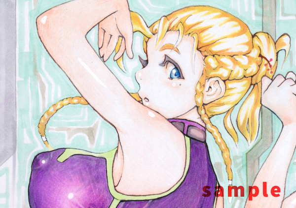 同人 手描きイラスト ◇ 風林寺美羽 ◇ 色紙(手描きイラスト)｜売買