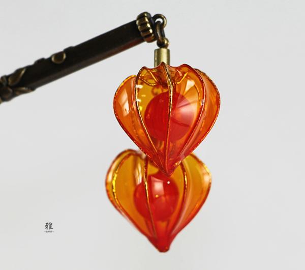 ◆雅◆水無月フェア！夏の風情。○ ほおずき（鬼灯） かんざしGW