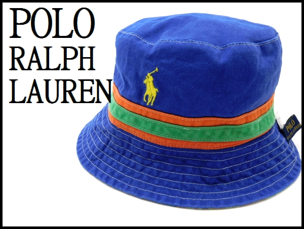 新品 ラルフローレン ポニー リバーシブルバケットハット 帽子