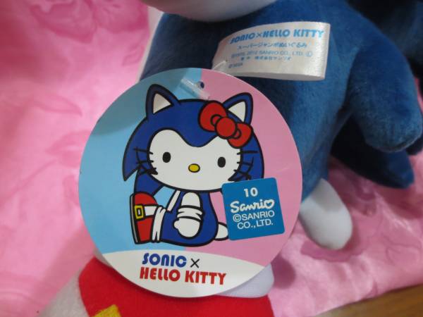 ソニック ハローキティ スーパージャンボぬいぐるみ 激レア 希少