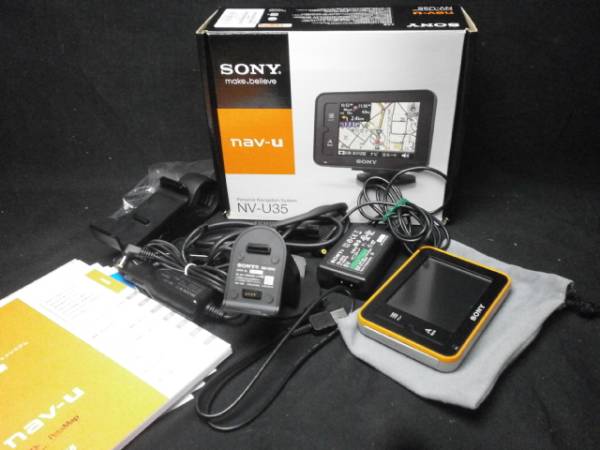 ソニー nav-u NV-U35 自転車クレードル付 動作品 SONY nav-u NV-U35