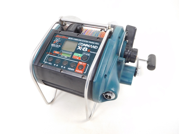中古 ミヤマエ コマンド COMMAND X・8S 電動リール 箱付M1944377 電動