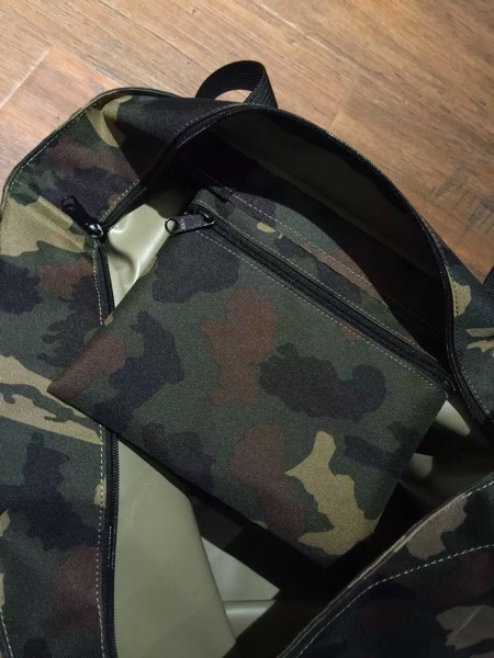 新品★Herve Chapelier エルべシャプリエ 迷彩柄 トートバッグ