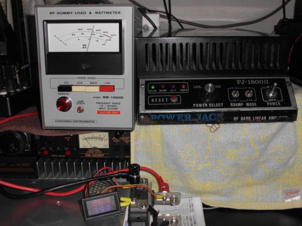 HFリニアアンプ500W?POWER JACK『PJ-1800H』動作確認済 | リニアアンプ