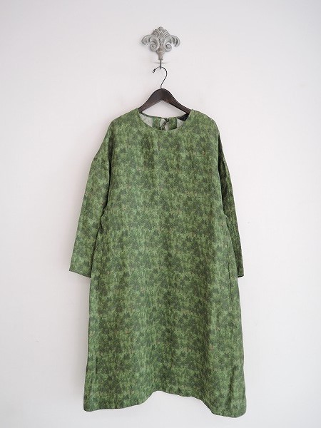 リゼッタ Lisette*リネンプリントワンピース*リネンバード0616