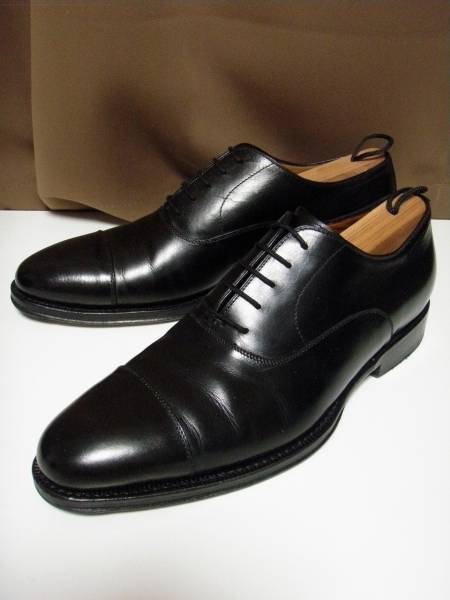 美品 ジャランスリワヤ ストレート チップ 98317 黒 7 革 靴