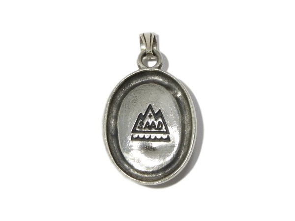 SAAD サード ストーン シルバー アラベスク ペンダント トップ