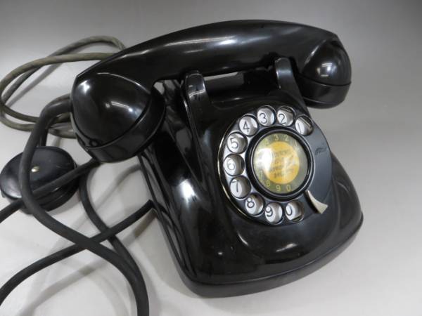 昭和レトロ 黒 電話 画像 黒電話 昭和レトロ アンティーク - 4号A自動