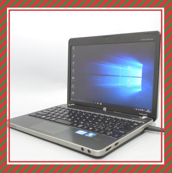 中古良品 HP 4230s 第2世代 i3無線 3GB Win10 リカバリ付 Office