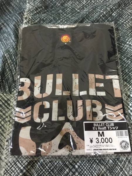 【新品】BULLET CLUB It's Real! Tシャツ Mサイズ【未開封】
