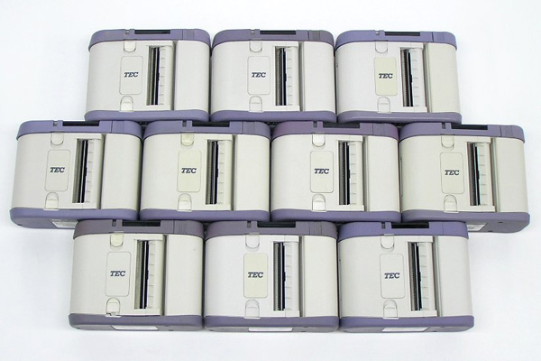 ☆TEC/テック ポータブルプリンタ10台セット B-SP2D-GH30