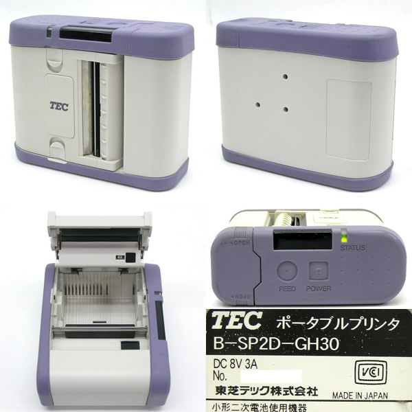 ☆TEC/テック ポータブルプリンタ10台セット B-SP2D-GH30