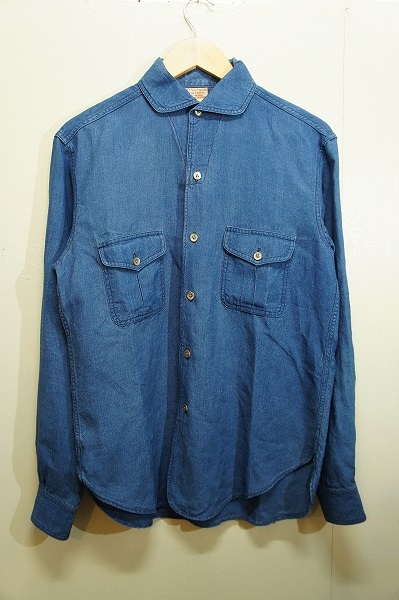 14SS OLD JOEオールドジョーSPORTS COLLAR SCSリネン シャツ703G