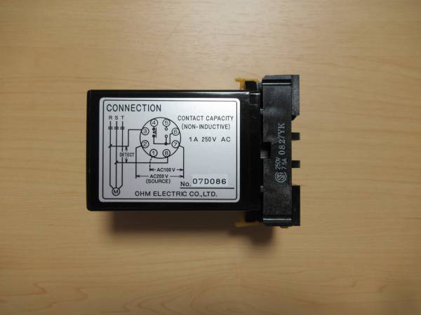 オーム電機 モータ回転停止検出器 OMD-2