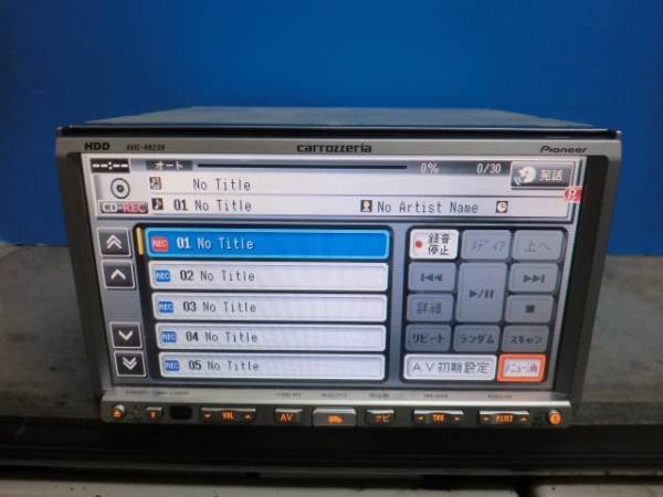 カロッツエリアHDDナビ、AVIC－HRZ09 メーカー別 自動車