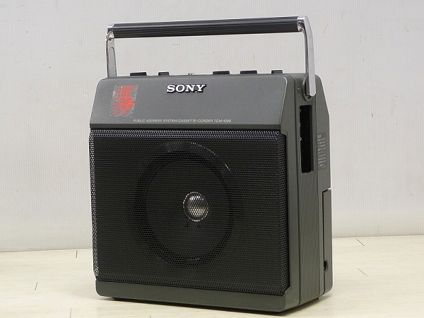 割引 通販 100285△SONYソニーTCM-1390カセットテープレコーダー拡声