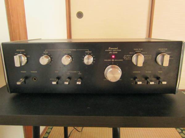 サンスイ AU-5500 動作品 プリメインアンプ サンスイ オーディオ機器