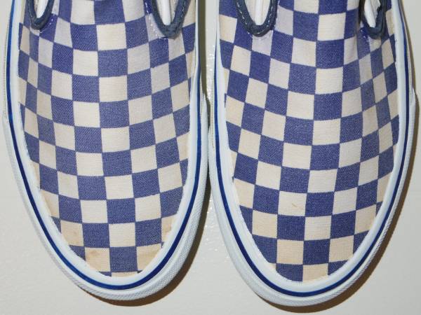 即決 ビンテージ90S USA製□VANS バンズ□チェッカースリッポン 即決 ビンテージ90S USA製□VANS バンズ□チェッカースリッポン