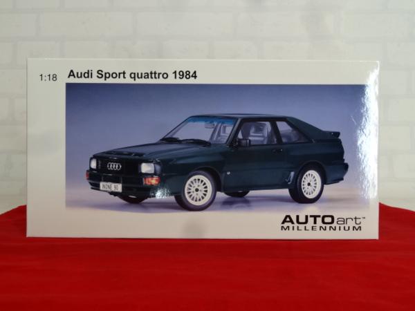 AUTO art ＭＩＬＬＥＮＮＩＵＭ Audi Sport quattro 1984 1/18