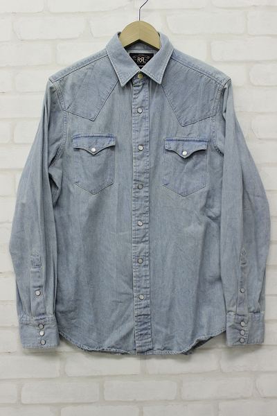 1T2362/RRL デニムウエスタンシャツ ダブルアールエル