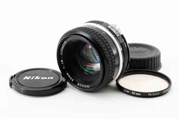 ☆超極上☆Nikon ニコン Ai NIKKOR 50mm F1.8☆標準銘玉
