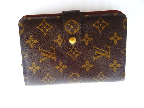 本物ルイヴィトン★モノグラム長財布パピエジップ★