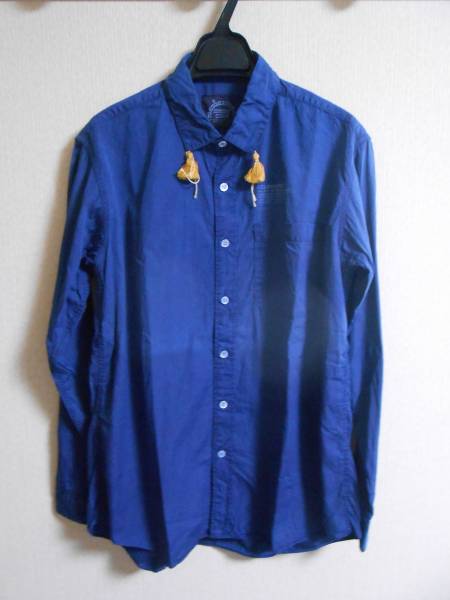 NHC ナチュラルハイキングクラブ インディゴ染めシャツ 3236-1