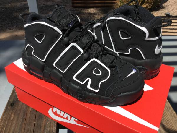 23.5cm モアテン アップテンポ uptempo 黒 白 海外限定 正規品