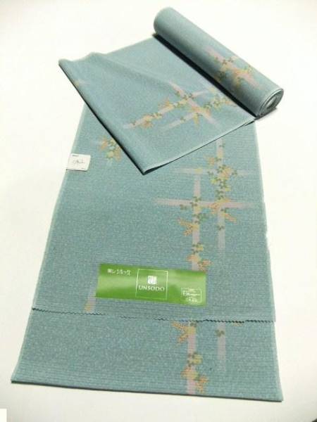 ￥1000～芸艸堂UNSODO最高級洗える東レシルック 夏絽小紋反物