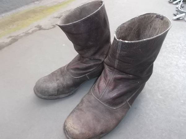 私物？海軍航空半長靴　陸海軍　軍隊