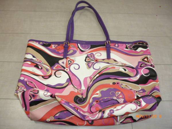 トートバッグ PUCCI エミリオプッチ EMILIO ヤフーフリマ限定価格 