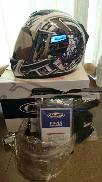 HJC FS-15 トロフィー使用少美品! MFJ公認!サイズ調整S～M可