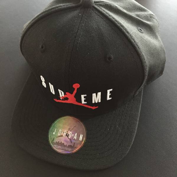 SUPREME jordan 6panel cap シュプリーム キャップ 15AW ファッション