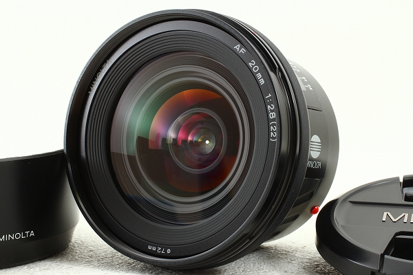 極美品 MINOLTA ミノルタ AF 20mm F2.8 New @2441