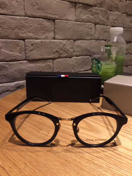 Thom Browne トムブラウン TB-008B-01 伊達メガネ 黒