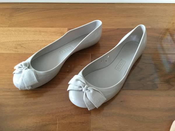 J CREW ラバーシューズ レインシューズ 23㎝ パンプス リボン
