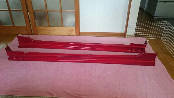 RX8 SE3P サイドステップ 雨宮 AD STEP 赤