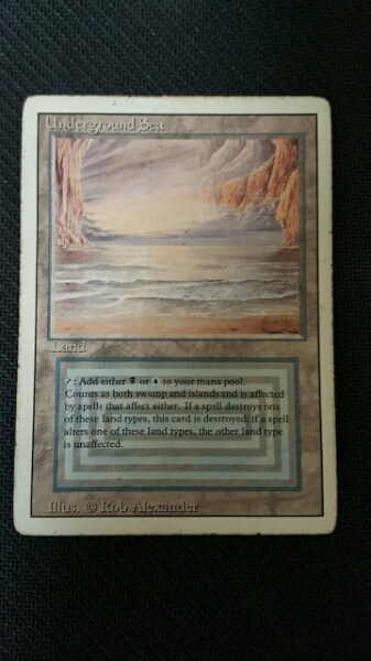 MTG Underground Sea 英語版 3ED　PLD a