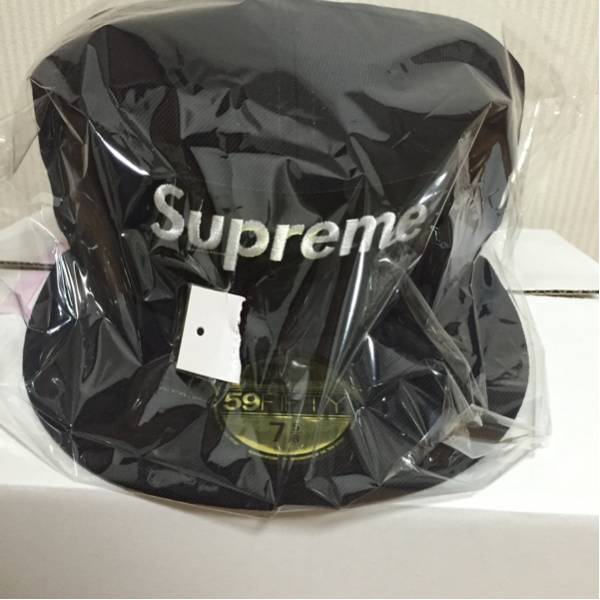 16AW Supreme R.i.p. New Era キャップ ネイビー 7 5/8 NAVY