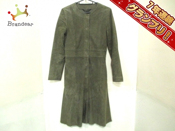 ダーマコレクション ワンピース S レディース カーキ スエード