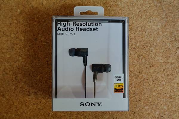 SONY MDR-NC750 ノイズキャンセリング ハイレゾ イヤホン 新品 ソニー