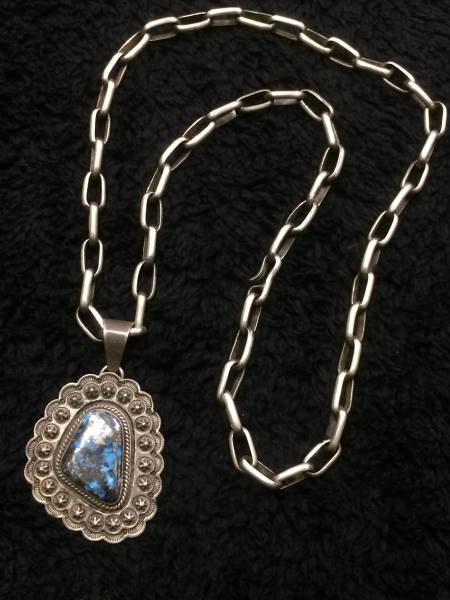NAVAJO 『Donovan Cadman』 ターコイズ ペンダントトップ ナバホ メロ
