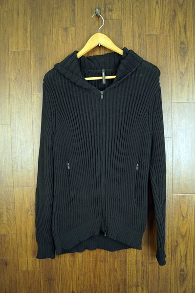 BLACKBARRETT by NEIL BARRETT/ニットジップジャケット/黒/2