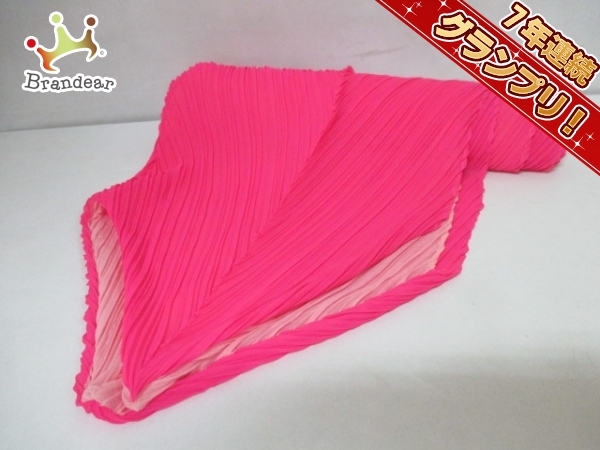 プリーツプリーズ ストール(ショール) 新品同様 プリーツ PLEATS