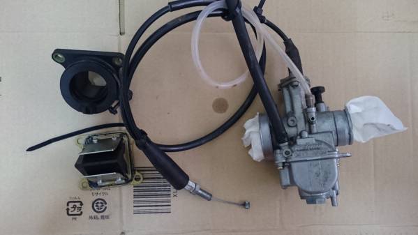 KX85 PWK28キャブ、インマニ、リードバルブセット