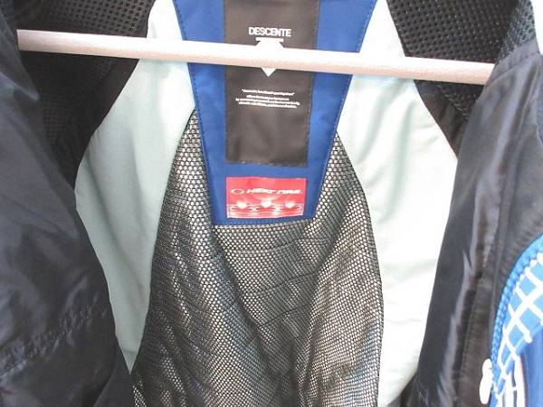 デサント DESCENTE スキー ウェア 上下セット HEAT NAVI 青 M デサント
