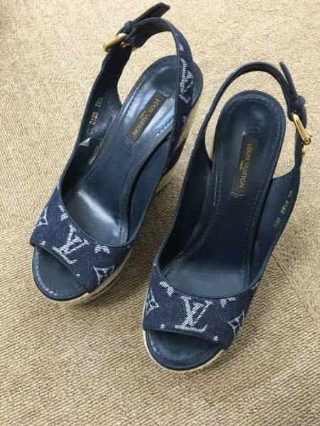 ルイ ヴィトン LOUIS VUITTON　ウェッジサンダル　USED　激安