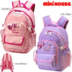 未使用★ミキハウス★リーナちゃんアウトドア風リュック　